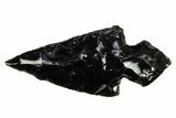 4 1/2" Knapped Obsidian Spear Points  - Photo 2